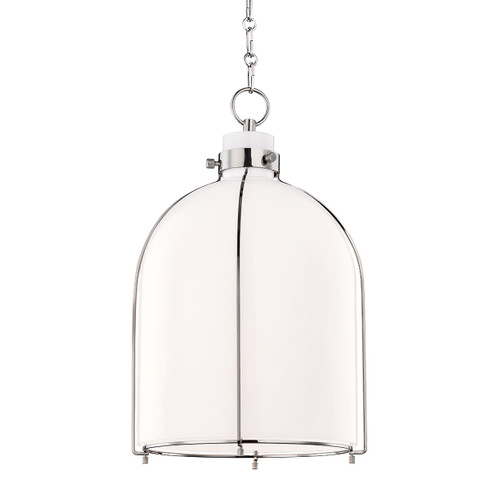 Eldridge One Light Pendant in Polished Nickel (70|7314PN)