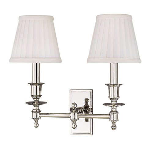 Ludlow Two Light Wall Sconce in Polished Nickel (70|6802PN)