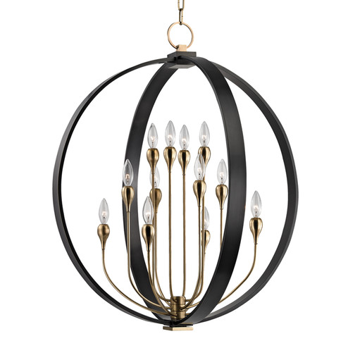 Dresden 12 Light Chandelier in Aged Old Bronze (70|6730AOB)