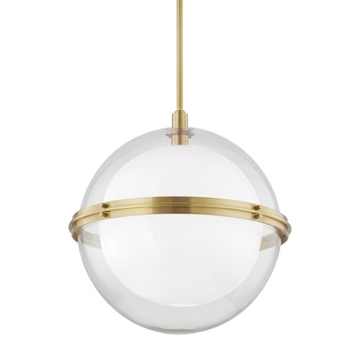 Northport One Light Pendant in Aged Brass (70|6522AGB)