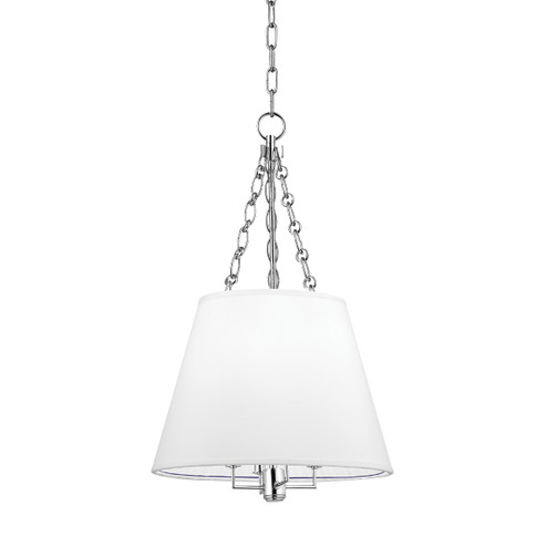 Burdett Four Light Pendant in Polished Nickel (70|6415PN)