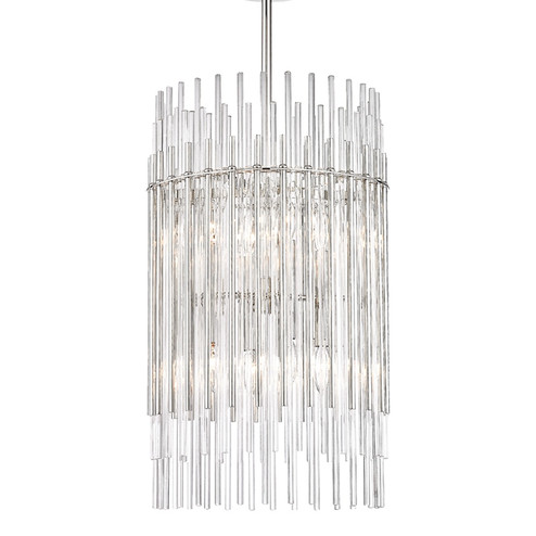 Wallis Eight Light Pendant in Polished Nickel (70|6315PN)