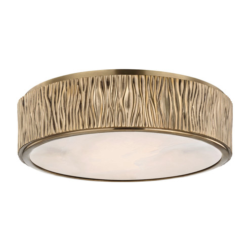 Crispin LED Flush Mount in Aged Brass (70|6213AGB)