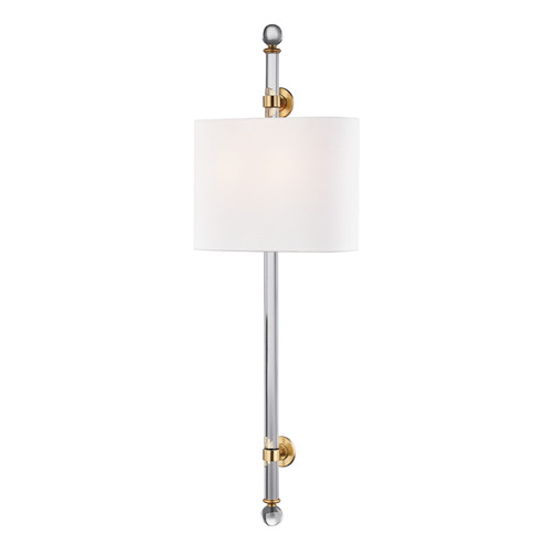 Wertham Two Light Wall Sconce in Aged Brass (70|6122AGB)