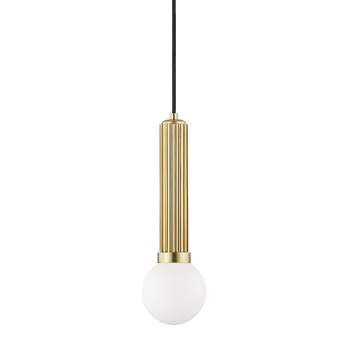 Reade One Light Pendant in Aged Brass (70|5104AGB)