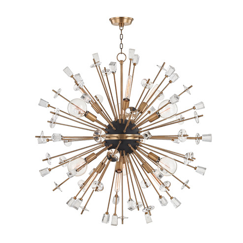 Liberty 12 Light Chandelier in Aged Brass (70|5046AGB)