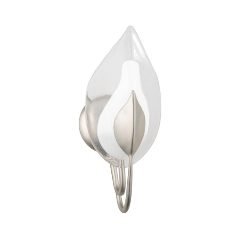 Blossom One Light Wall Sconce in Silver Leaf (70|4801SL)