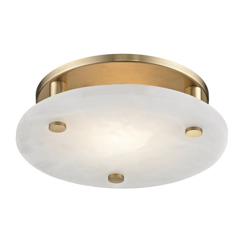 Croton LED Flush Mount in Aged Brass (70|4712AGB)