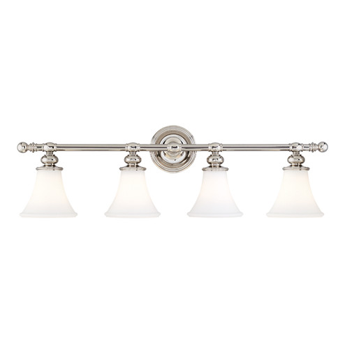 Weston Four Light Bath Bracket in Polished Nickel (70|4504PN)