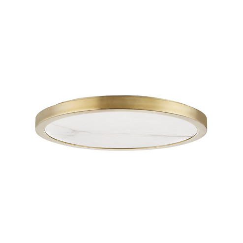 Woodhaven LED Flush Mount in Aged Brass (70|4318AGB)
