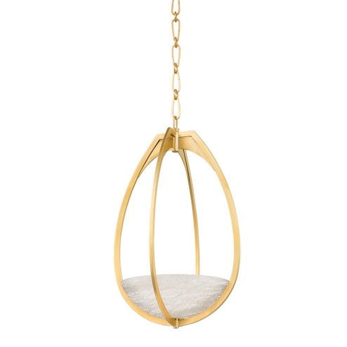 Lloyd LED Pendant in Aged Brass (70|4313AGB)