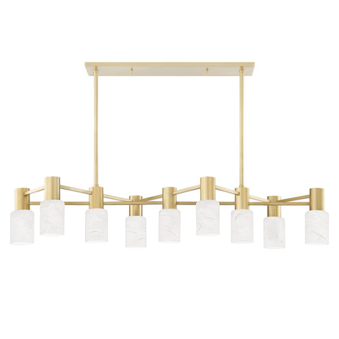 Centerport LED Island Pendant in Aged Brass (70|4248AGB)