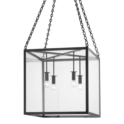 Catskill Four Light Lantern in Aged Iron (70|4118AI)