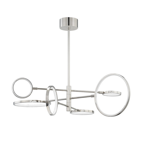 Saturn LED Chandelier in Polished Nickel (70|4106PN)