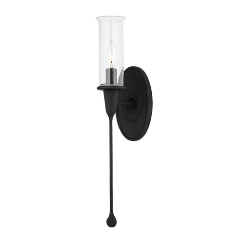 Chisel One Light Wall Sconce in Black Iron (70|4101BI)