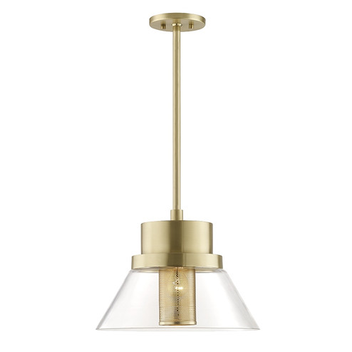 Paoli One Light Pendant in Aged Brass (70|4032AGB)
