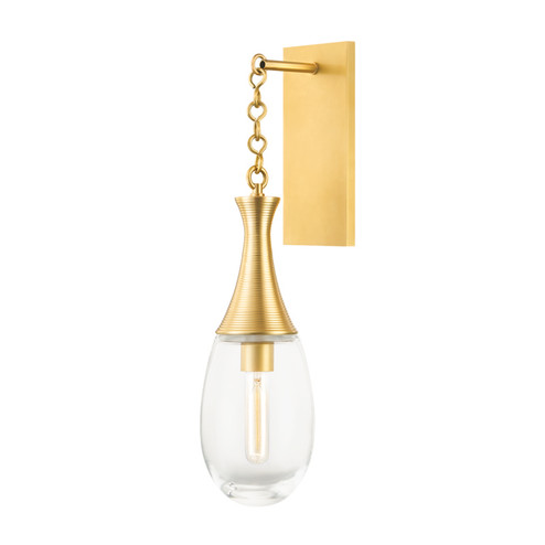 Southold One Light Wall Sconce in Aged Brass (70|3931AGB)