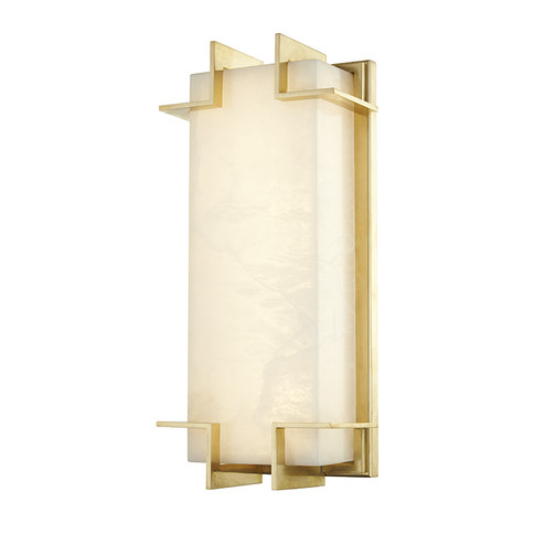 Delmar LED Wall Sconce in Aged Brass (70|3915AGB)