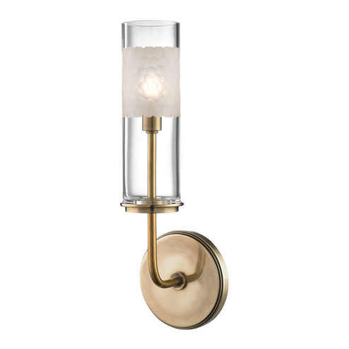 Wentworth One Light Wall Sconce in Aged Brass (70|3901AGB)