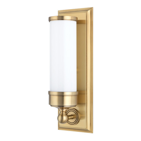 Everett One Light Bath Bracket in Aged Brass (70|371AGB)