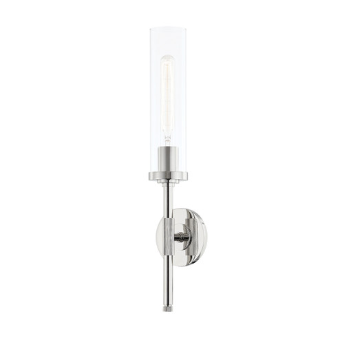 Bowery One Light Wall Sconce in Polished Nickel (70|3700PN)