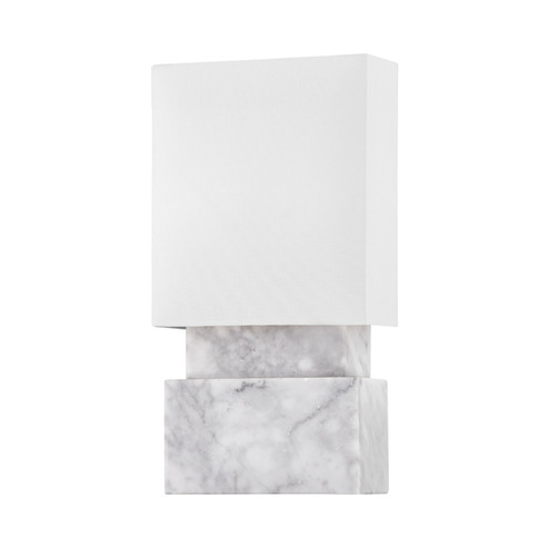 Haight Two Light Wall Sconce in White Marble (70|3652WM)