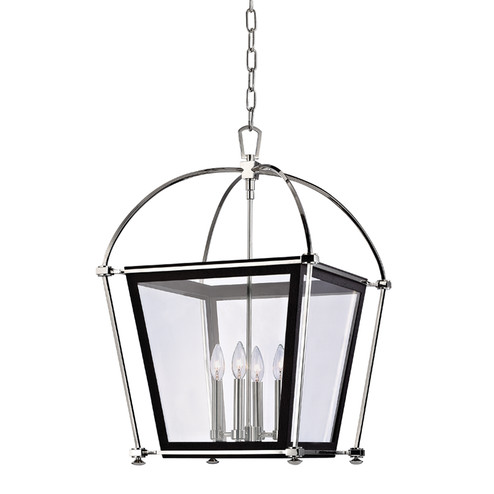 Hollis Four Light Pendant in Polished Nickel (70|3618PN)