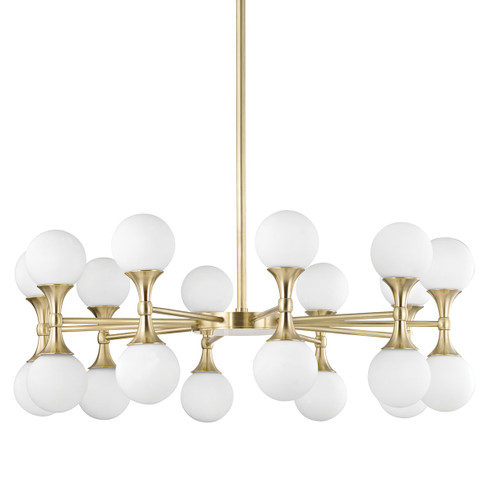 Astoria LED Chandelier in Aged Brass (70|3320AGB)