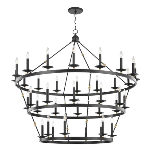 Allendale 36 Light Chandelier in Aged Old Bronze (70|3258AOB)