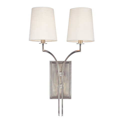 Glenford Two Light Wall Sconce in Antique Nickel (70|3112AN)