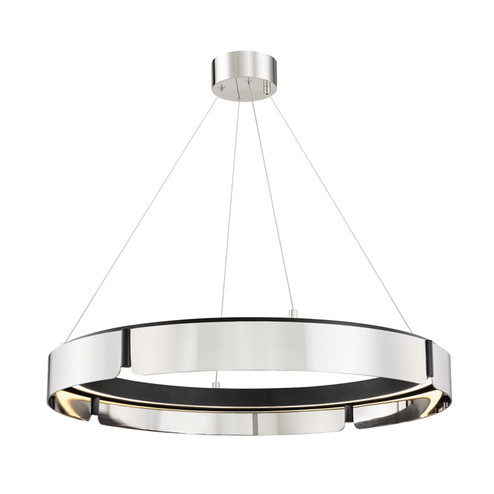 Tribeca LED Chandelier in Burnished Nickel/Black Combo (70|2933BNBK)