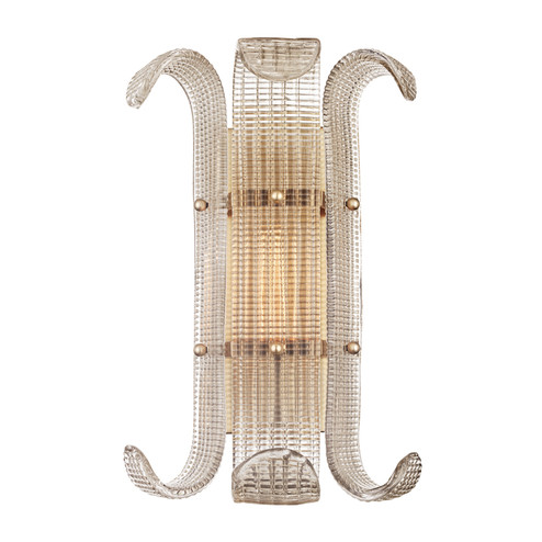 Brasher One Light Wall Sconce in Aged Brass (70|2900AGB)