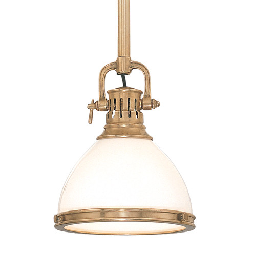 Randolph One Light Pendant in Aged Brass (70|2623AGB)