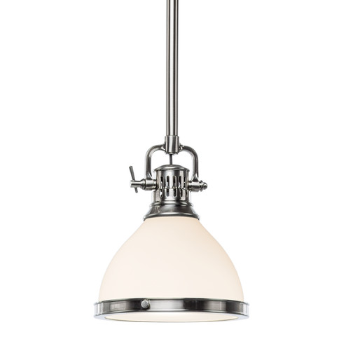 Randolph One Light Pendant in Satin Nickel (70|2621SN)