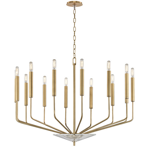 Gideon 14 Light Chandelier in Aged Brass (70|2614AGB)