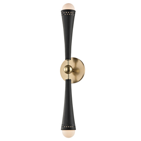 Tupelo LED Wall Sconce in Aged Brass (70|2122AGB)
