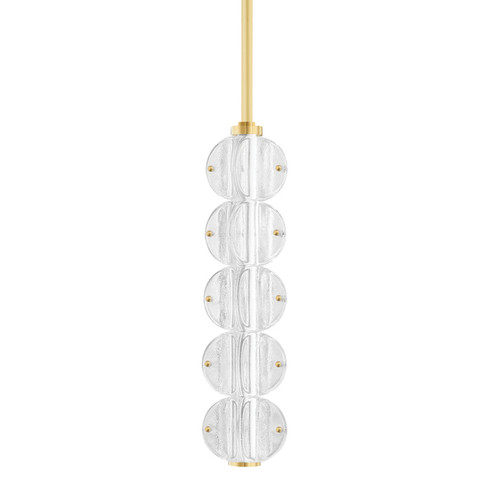 Lindley LED Pendant in Aged Brass (70|1905AGB)