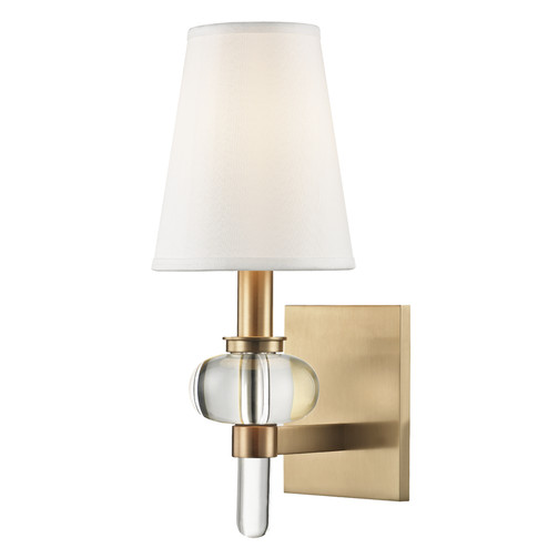 Luna One Light Wall Sconce in Aged Brass (70|1900AGB)