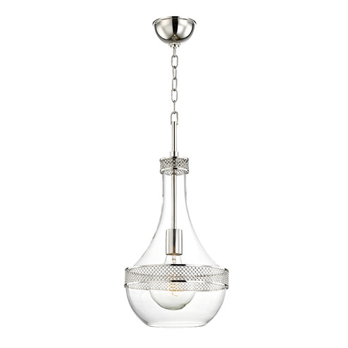 Hagen One Light Pendant in Polished Nickel (70|1810PN)