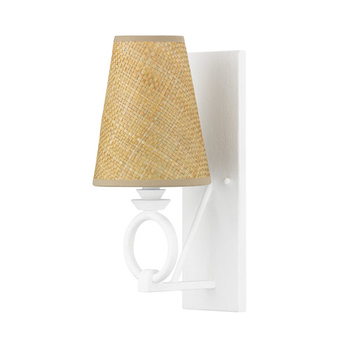 Pendelton One Light Wall Sconce in White Plaster (70|1710WP)