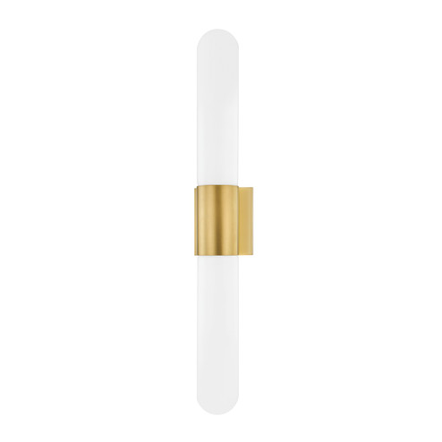 Carlin Two Light Wall Sconce in Aged Brass (70|1702AGB)