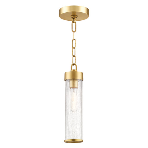Soriano One Light Pendant in Aged Brass (70|1700AGB)
