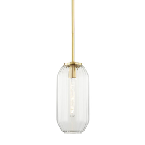 Bennett One Light Pendant in Aged Brass (70|1508AGB)