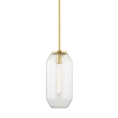 Bennett One Light Pendant in Aged Brass (70|1508AGB)