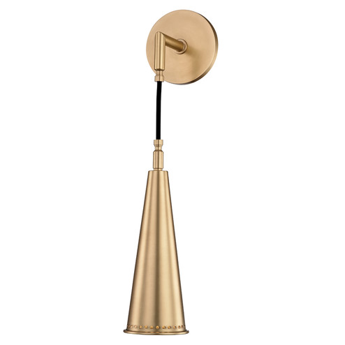 Alva One Light Wall Sconce in Aged Brass (70|1400AGB)