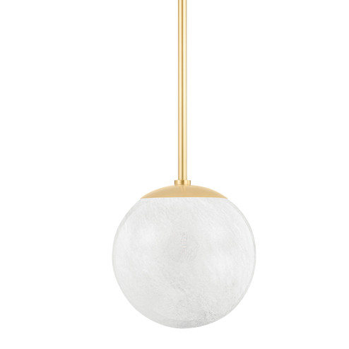 Burlington One Light Pendant in Aged Brass (70|1313AGB)