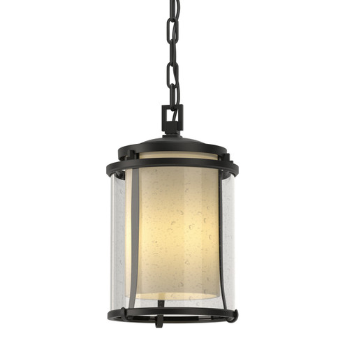 Meridian One Light Outdoor Ceiling Fixture in Coastal Black (39|365610SKT80ZS0297)