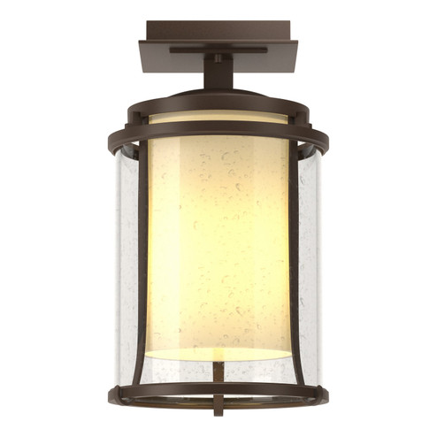 Meridian One Light Outdoor Semi-Flush Mount in Coastal Bronze (39|365605SKT75ZS0297)