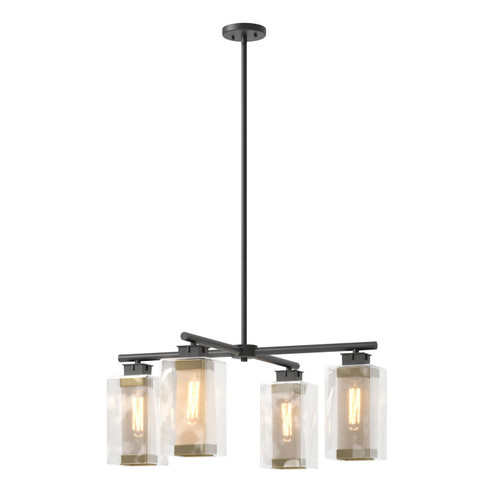 Polaris Four Light Outdoor Pendant in Coastal Black (39|364213SKTMULT8070ZM0093)