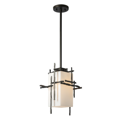 Tura One Light Outdoor Pendant in Coastal Black (39|363015SKTMULT80GG0093)